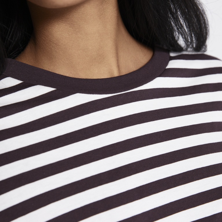 Striped long sleeve tee "Ammie" Brown